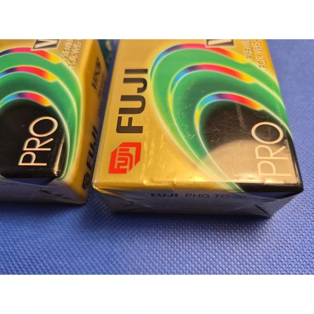 Fujifilm VHS-C TC-30 (Lot of 3) Pro Camcorder Video Cassette, Premium High Grade